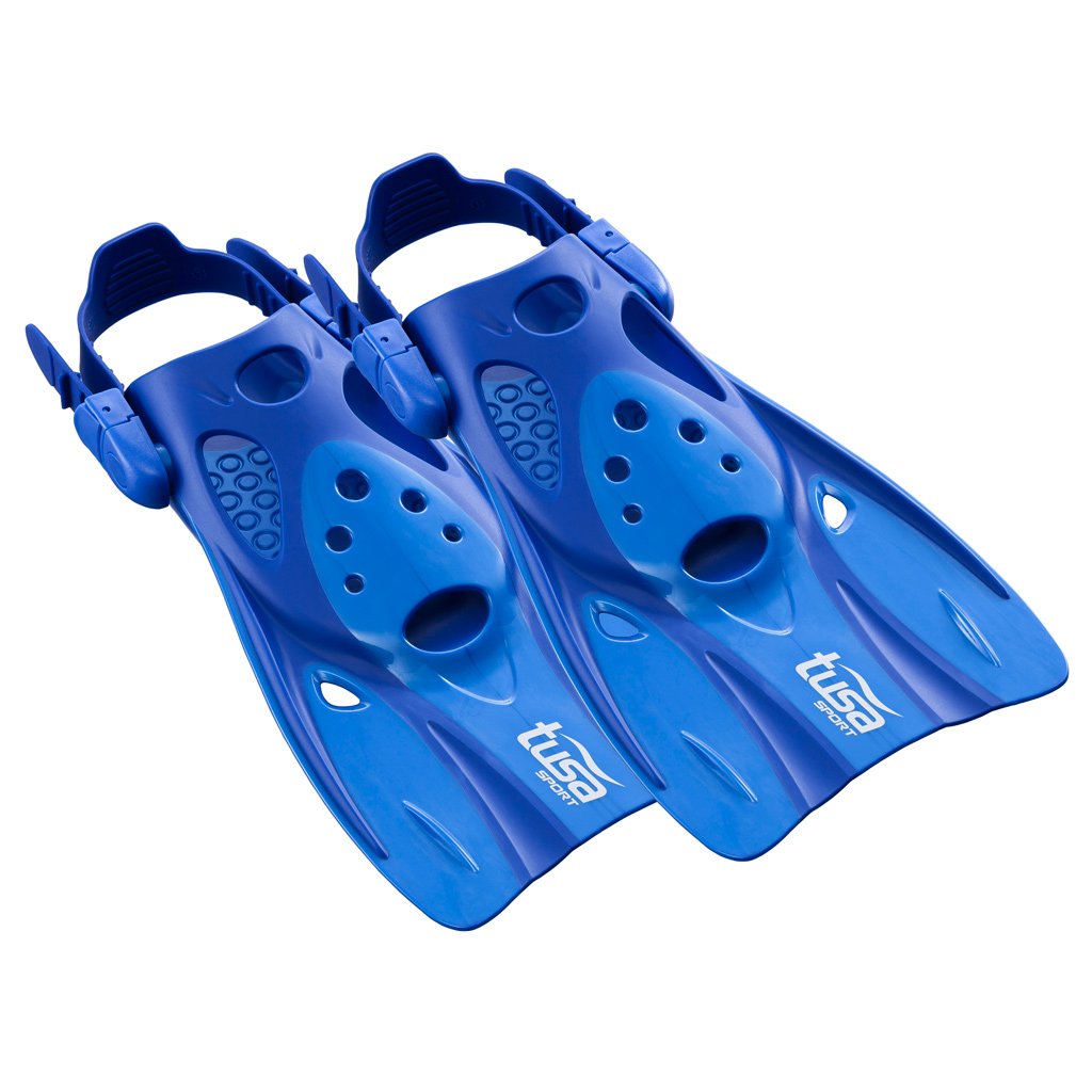 Tusa Sport Compact Snorkeling Fins - Lightweight Travel Fins for Scuba Diving, Snorkeling & Swimming | Perfect for Beach Vacations & Underwater Adventures
