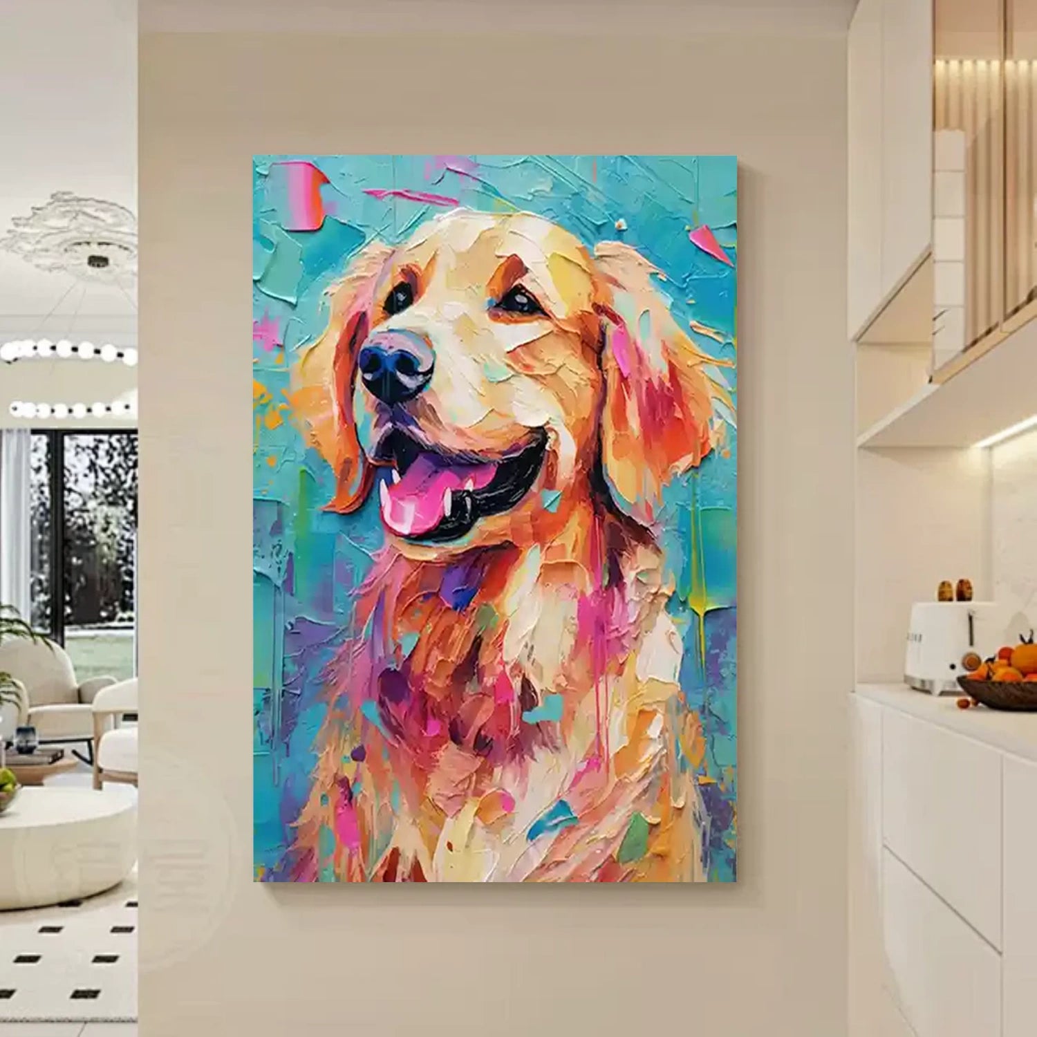 Animal Art Painting #AP147 - Handmade Wildlife Canvas Art for Home & Office Decor | Perfect for Living Room, Bedroom, or Gift