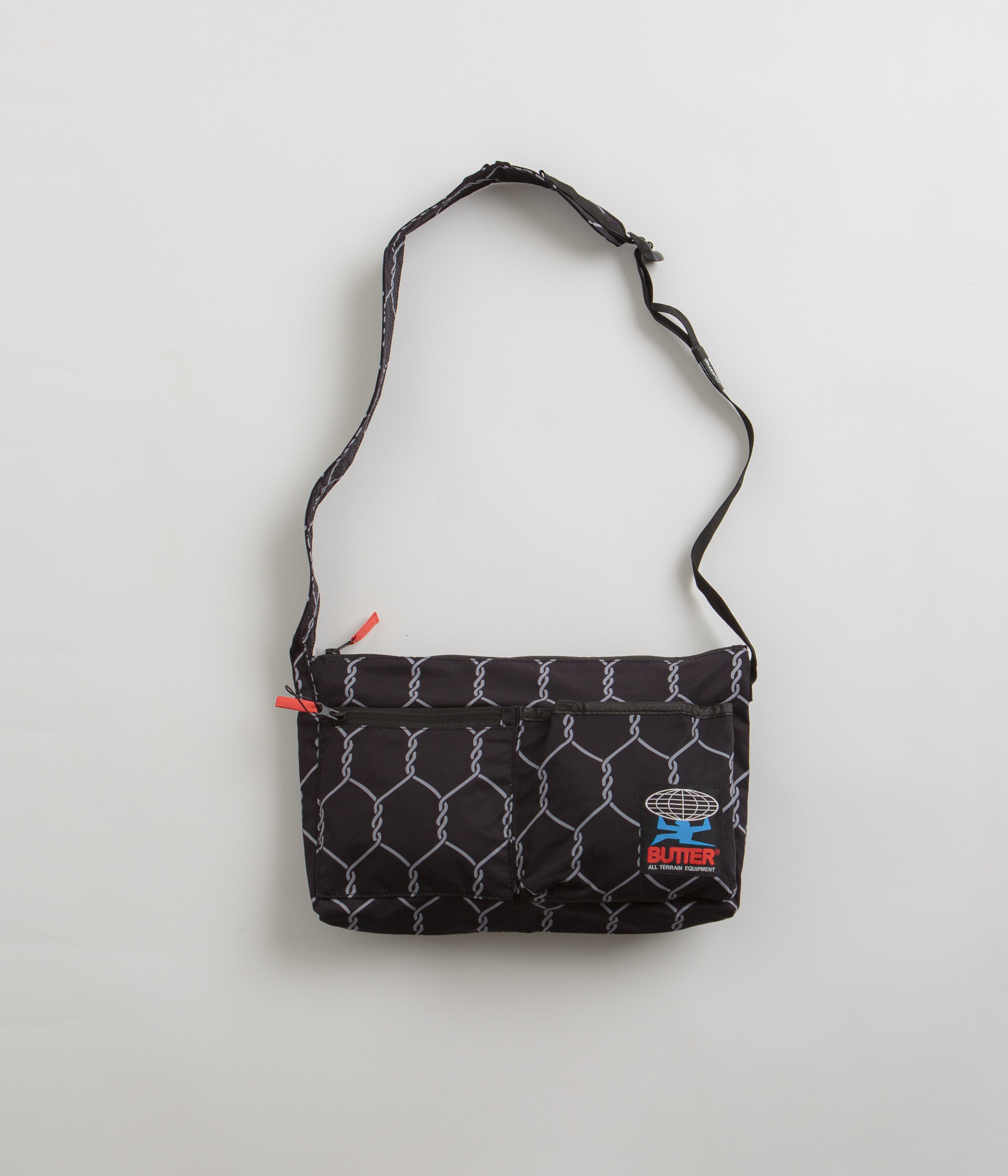 Butter Goods Terrain Side Bag with Chain Link - Stylish Crossbody Bag for Outdoor Adventures, Travel & Daily Use