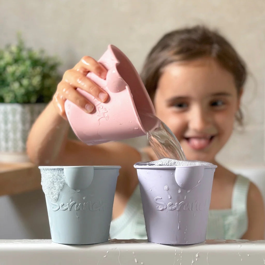 Scrunch Mini Bucket Sensory Play Set of 3 - Textured Sensory Toys for Kids, Toddler Learning & Development - Perfect for Bath Time, Beach Play & Sensory Bins