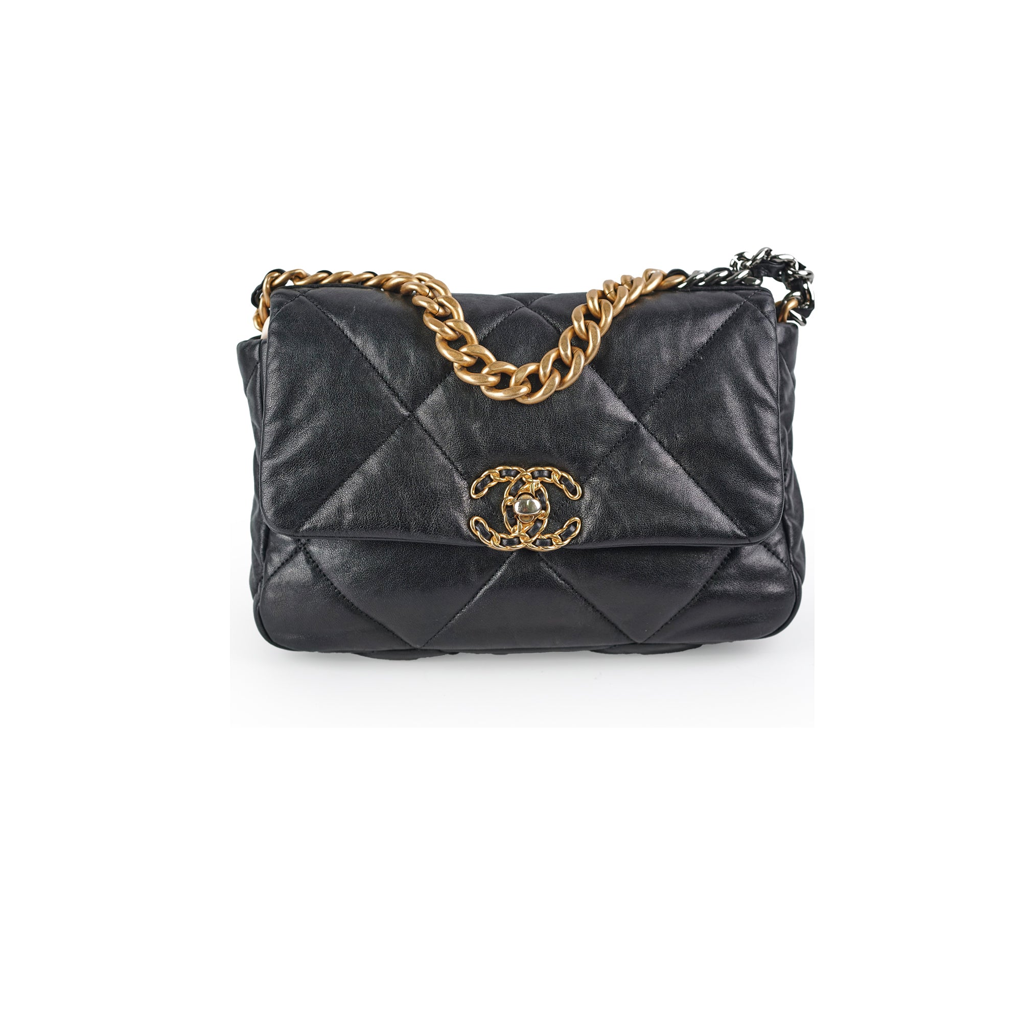 Chanel Small 19 Black Leather Handbag - Luxury Designer Crossbody Bag for Women | Perfect for Evening Events, Date Nights & Office Wear