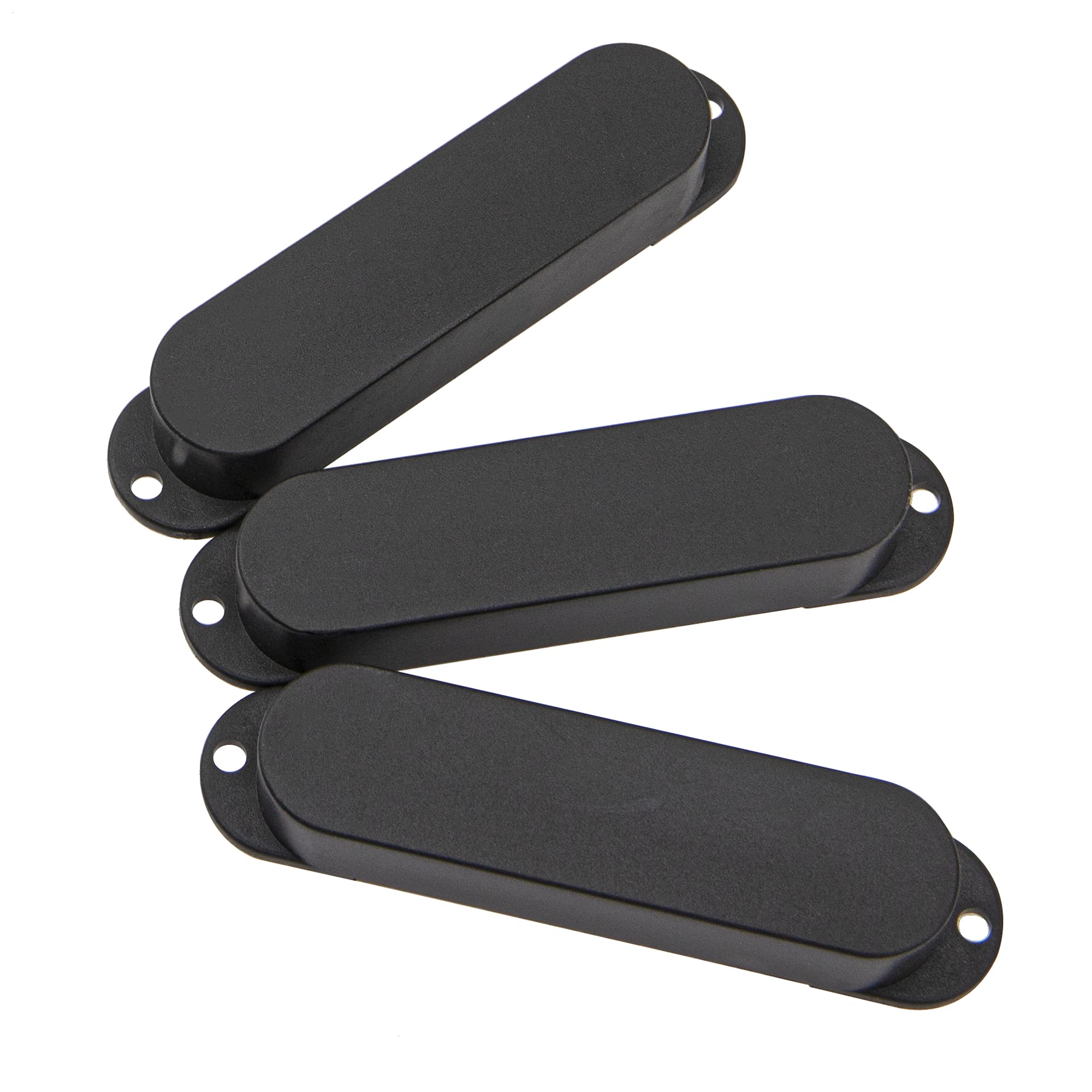 6Pcs Yootones Plastic Closed Shell Electric Guitar Single Coil & Humbucker Pickup Covers - Black Replacement Parts for Fender, Gibson, Epiphone - Perfect for DIY Guitar Repair and Sound Enhancement