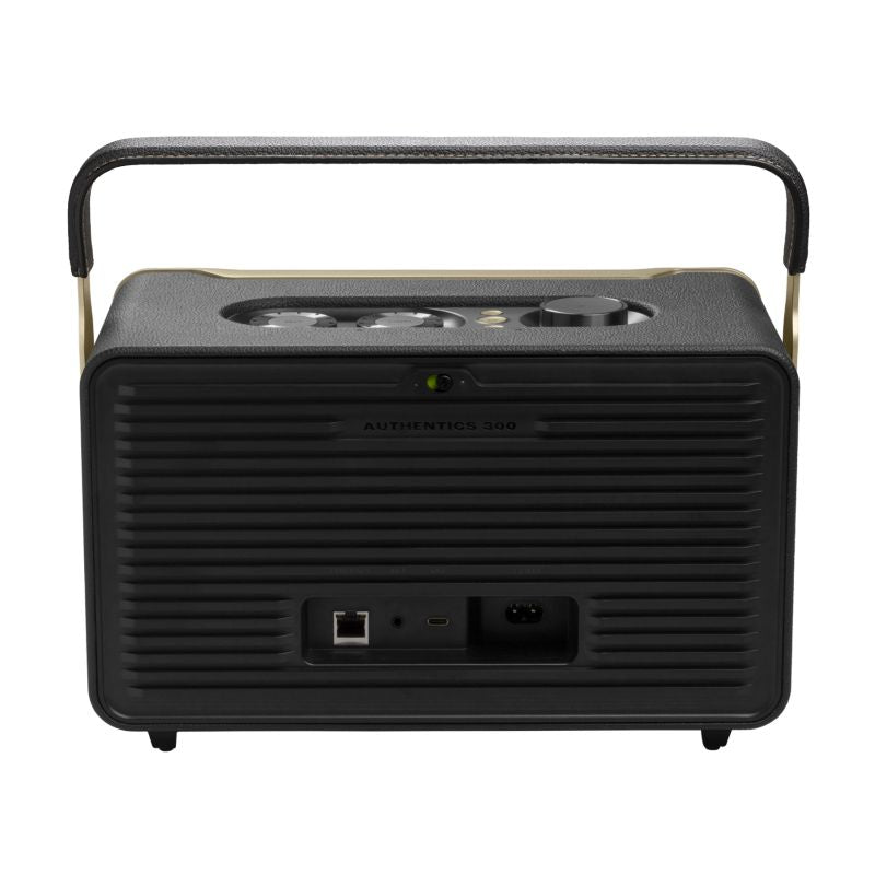 JBL Authentics 300 Portable Bluetooth Speaker with WiFi - Black | Wireless Home Audio for Parties, Outdoor Adventures & Indoor Entertainment