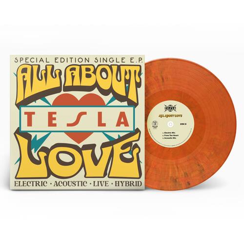 All About Love Orange Vinyl LP - Limited Edition Collectible Record for Music Lovers & Audiophiles - Perfect for Home Listening, Gifts & Vinyl Collections