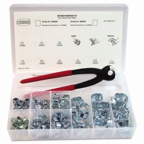 Stainless Steel Hose Clamp 7/8 Inch - Pack of 100 - Heavy Duty Pipe Clamps for Plumbing, Automotive & Industrial Use