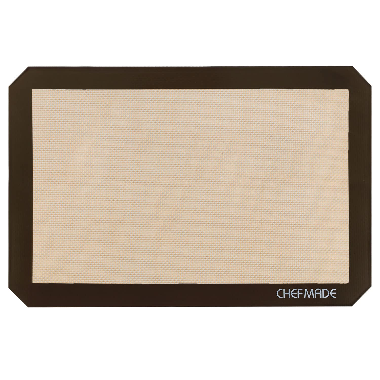 CHEFMADE 15-Inch Non-Stick Silicone Baking Mat with Measurements - Heat Resistant Dough Rolling Mat for Pastry, Pizza, Fondant, Pie Crust - 9.7