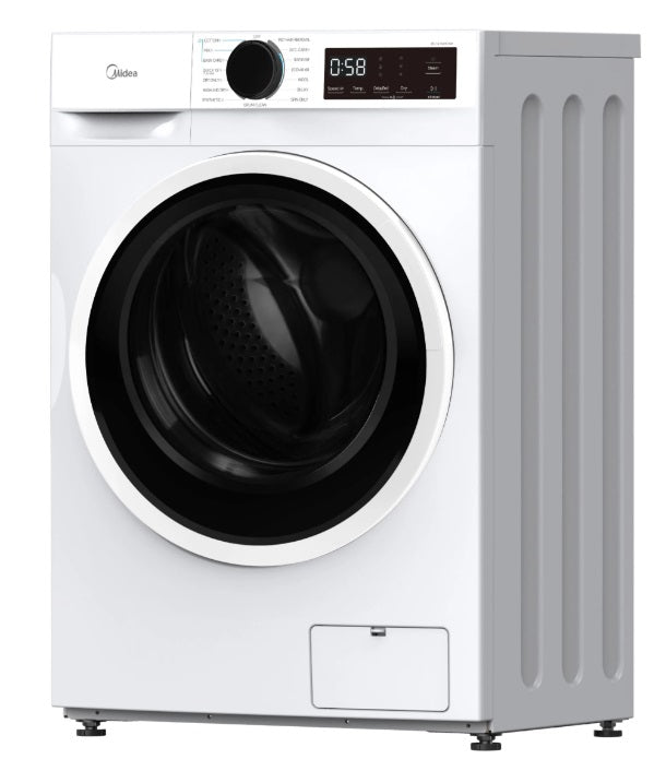 Midea 8KG Washer and 5KG Dryer Combo - Front Load 2-in-1 Laundry Machine (MFA01D80B/W) for Apartments & Small Homes - Energy Efficient & Space Saving