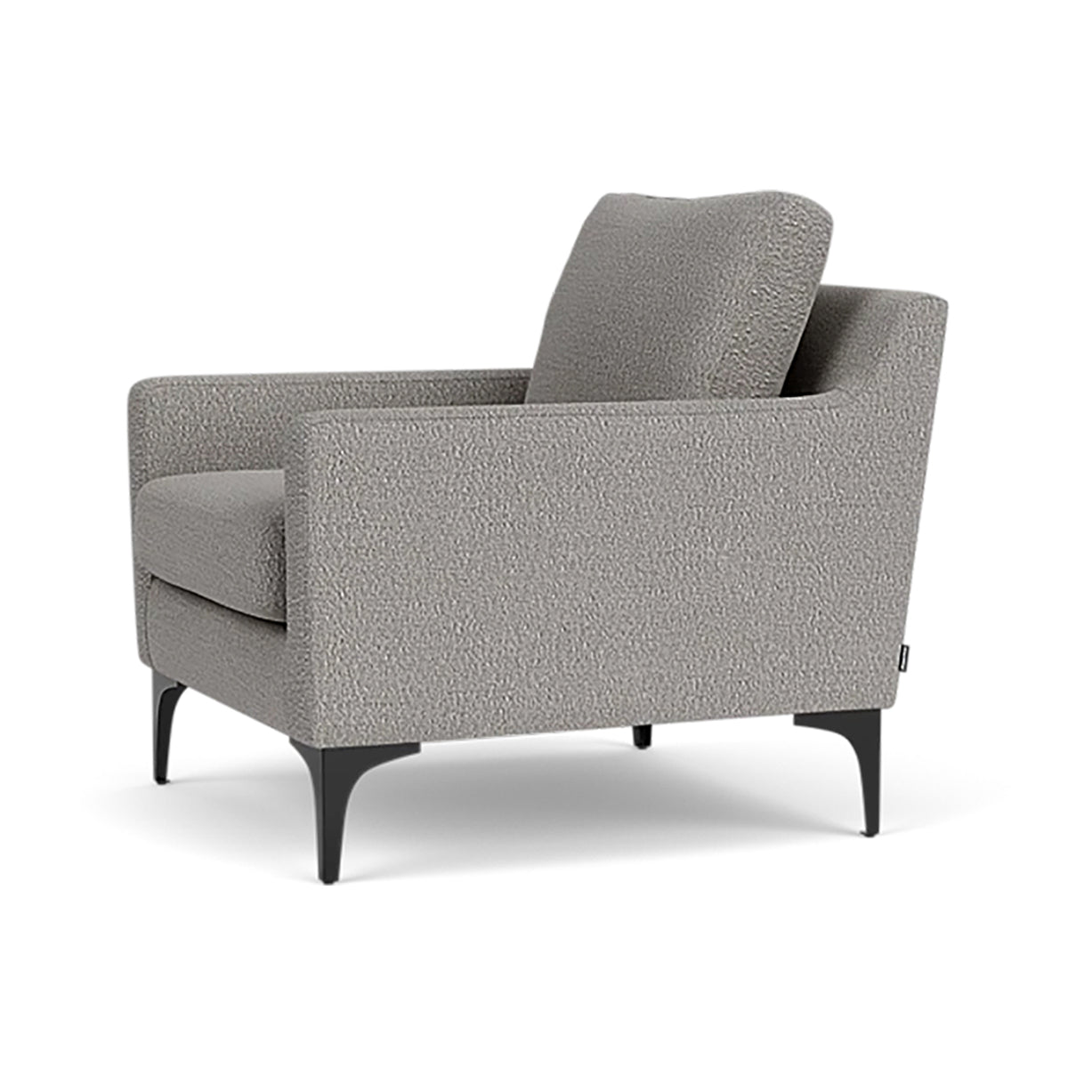 Astha Boucle Armchair - Modern Velvet Accent Chair for Living Room, Bedroom & Office - Soft Upholstered Lounge Chair with Solid Wood Legs - Stylish Home Decor for Cozy Reading Nook & Relaxation