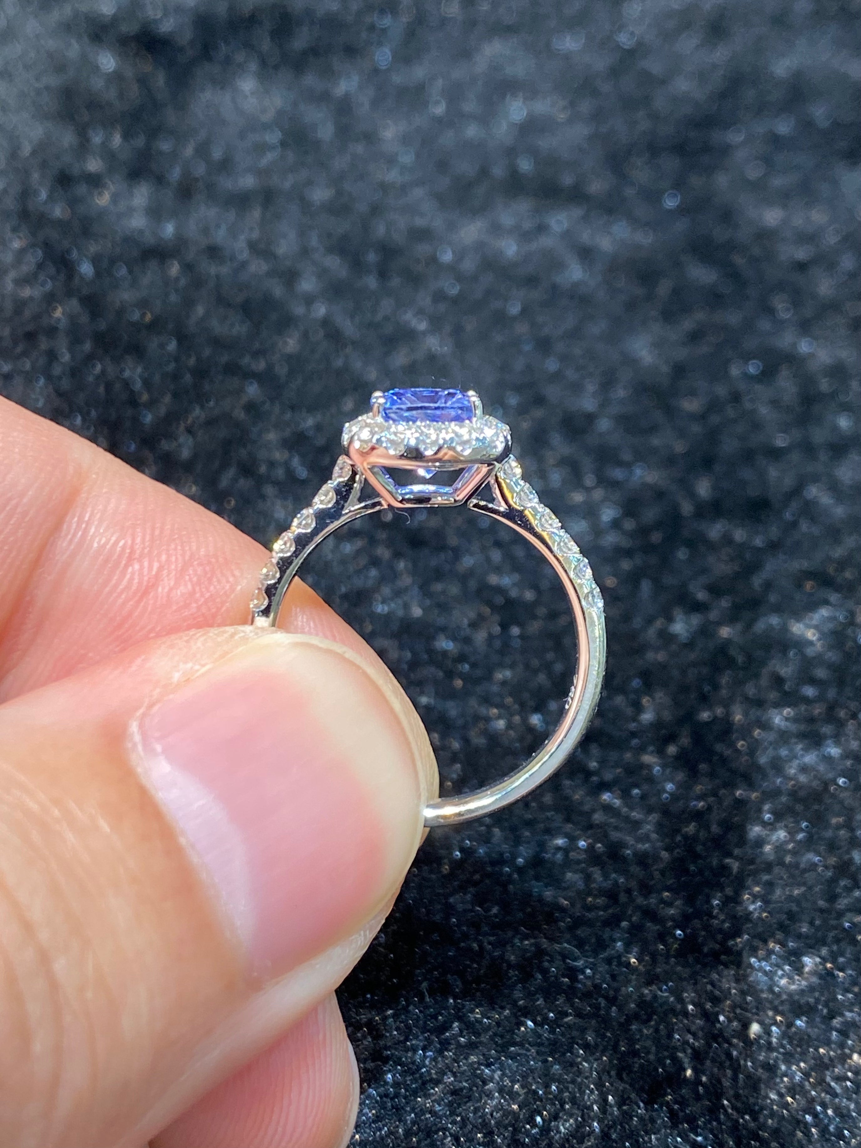 Natural Blue Sapphire Ring 2.13ct - Genuine Ceylon Sapphire Jewelry for Women, 925 Sterling Silver Engagement Ring, Perfect for Wedding, Anniversary & Special Occasion Gifts