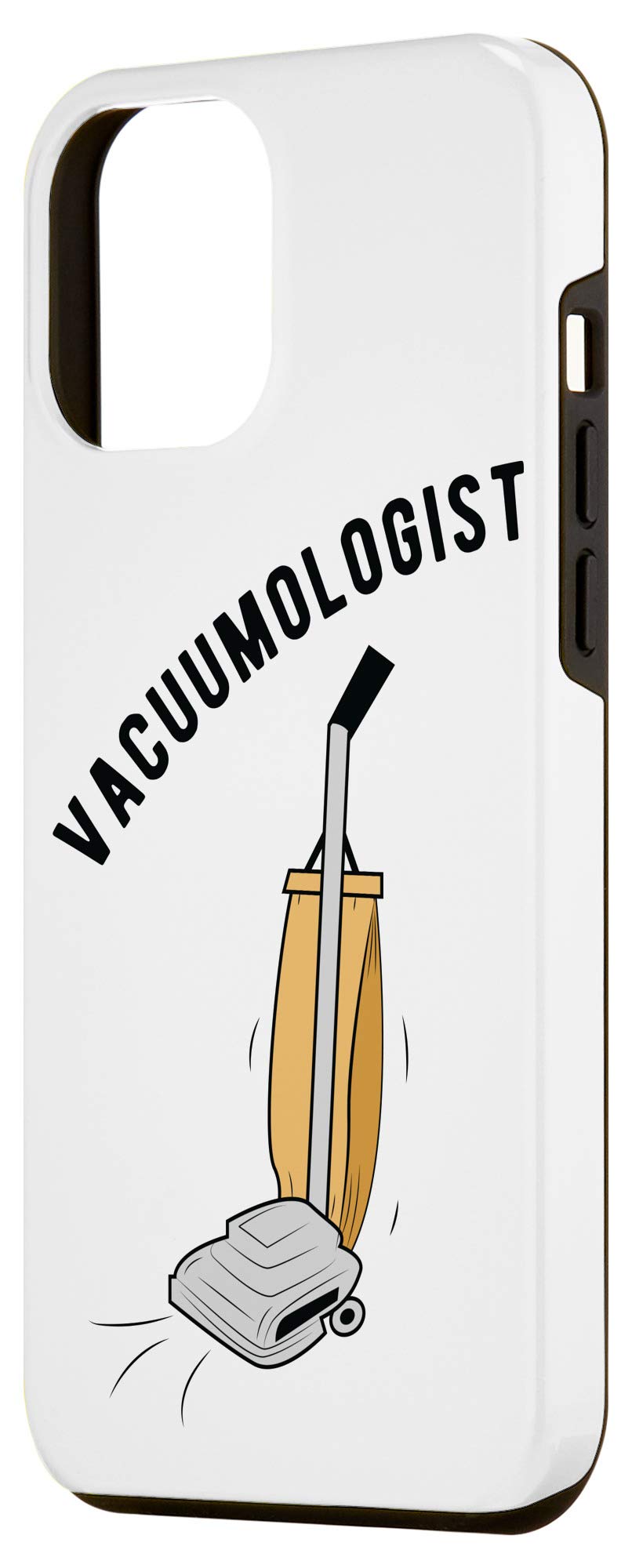 iPhone 12 Pro Max Funny Vacuum Cleaner Phone Case - Perfect Gift for Housewives & Housemaids - Durable Protective Cover for Daily Use, Work & Home Cleaning