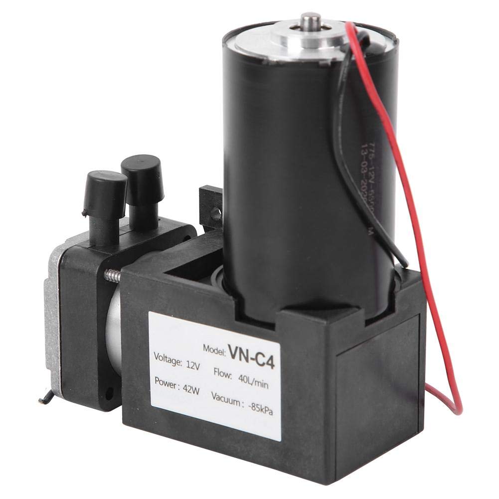 12V DC Mini Vacuum Pump VN-C4 - Brushless, Quiet & Durable for Industrial Use | Perfect for HVAC Systems, Medical Equipment & Laboratory Applications