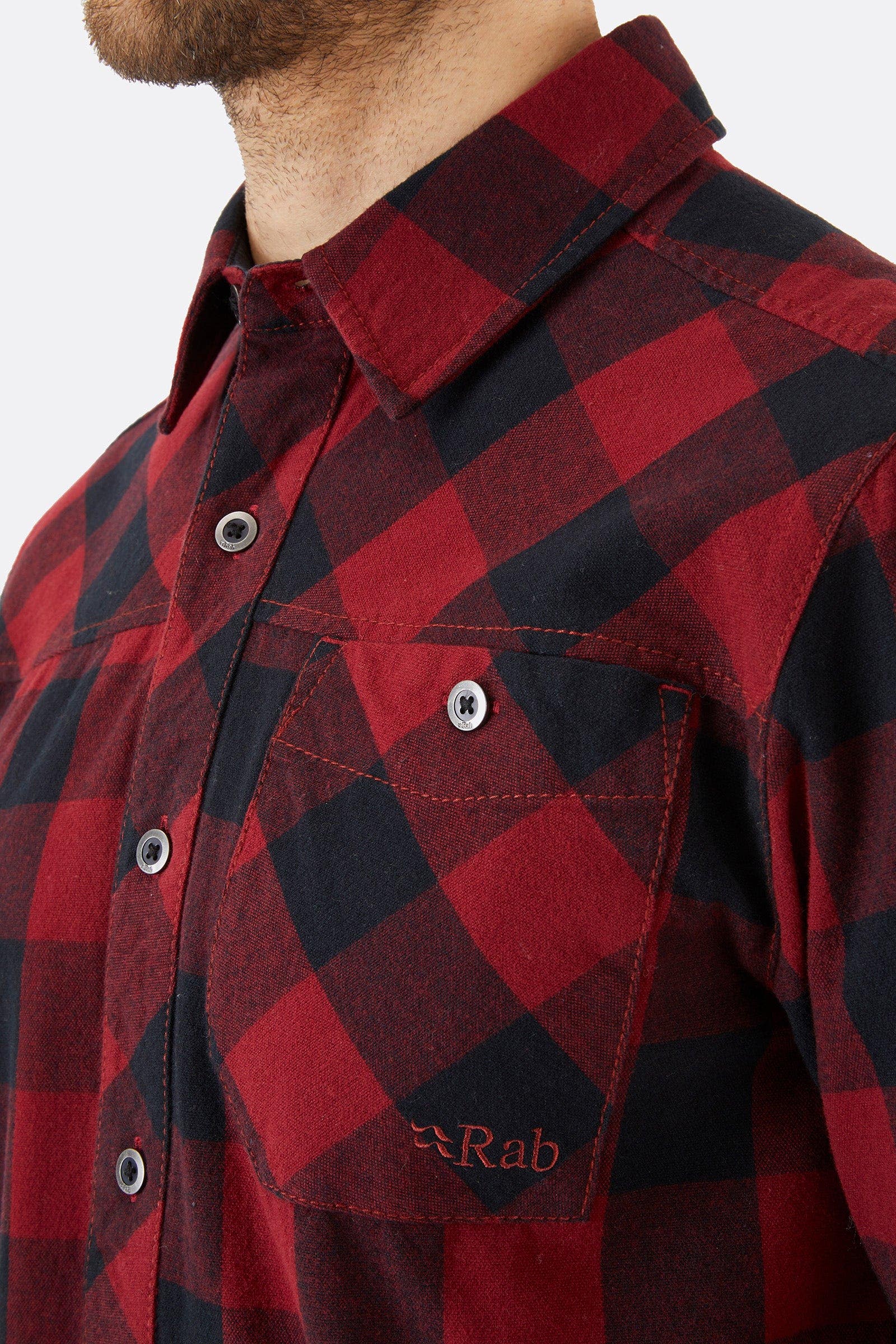 Men's Boundary Brushed Cotton Shirt - Soft Casual Button-Up for Everyday Wear | Perfect for Office, Date Night & Outdoor Activities | QBS 05