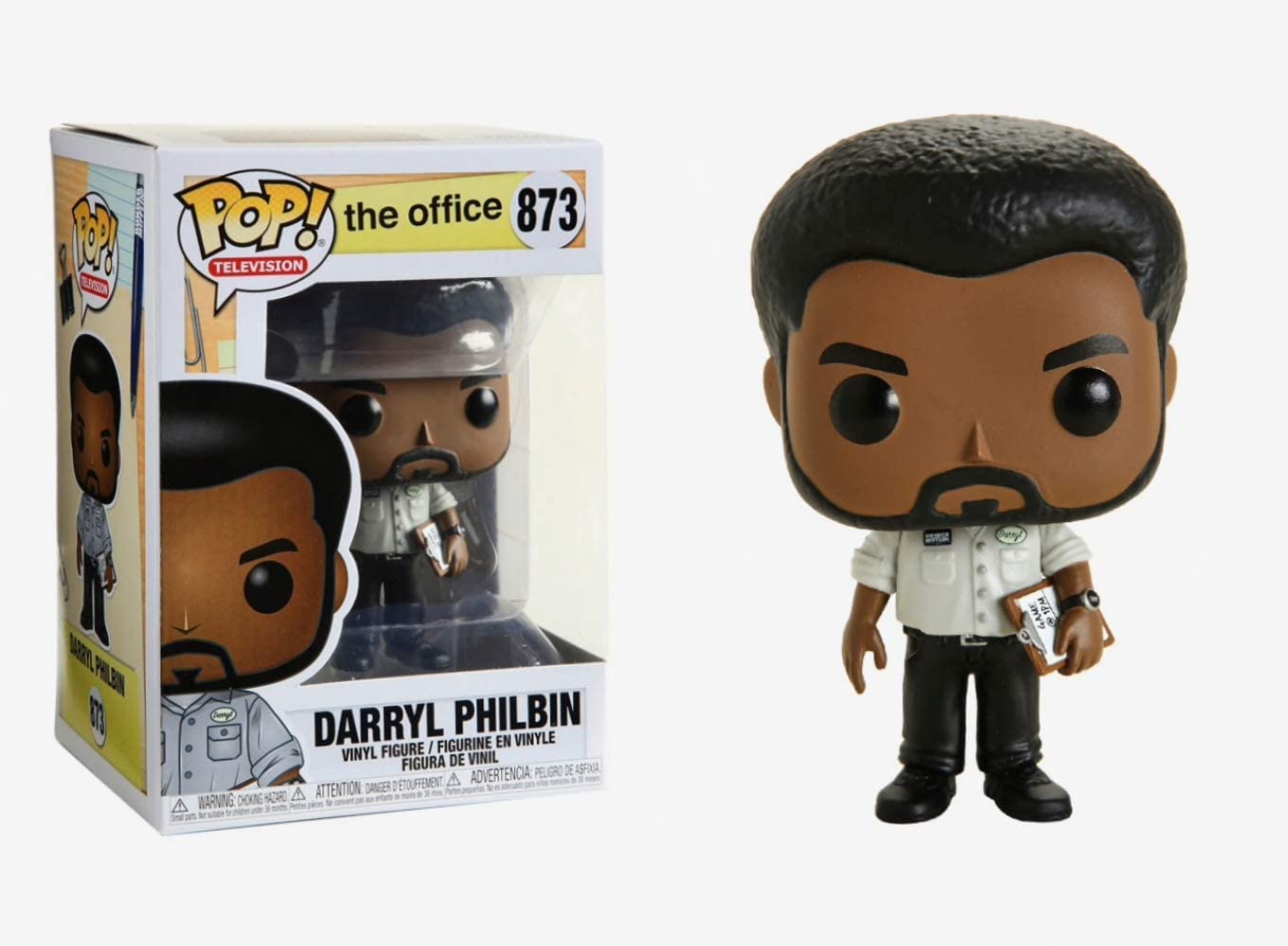 Funko The Office - Darryl Philbin Pop! Vinyl Figure Collectible with Protective Case | Officially Licensed TV Show Merchandise | Perfect for Display, Gifts & Pop Culture Collections
