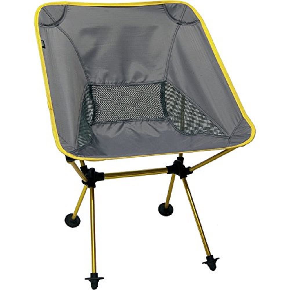 Joey Chair - Lightweight Folding Camping Chair for Outdoor Adventures | Portable & Stable for Hiking, Backpacking, Beach, Lawn Sports | Collapsible Outdoor Furniture (Yellow) | Perfect for Camping Trips, Picnics, Concerts & Backyard Relaxation