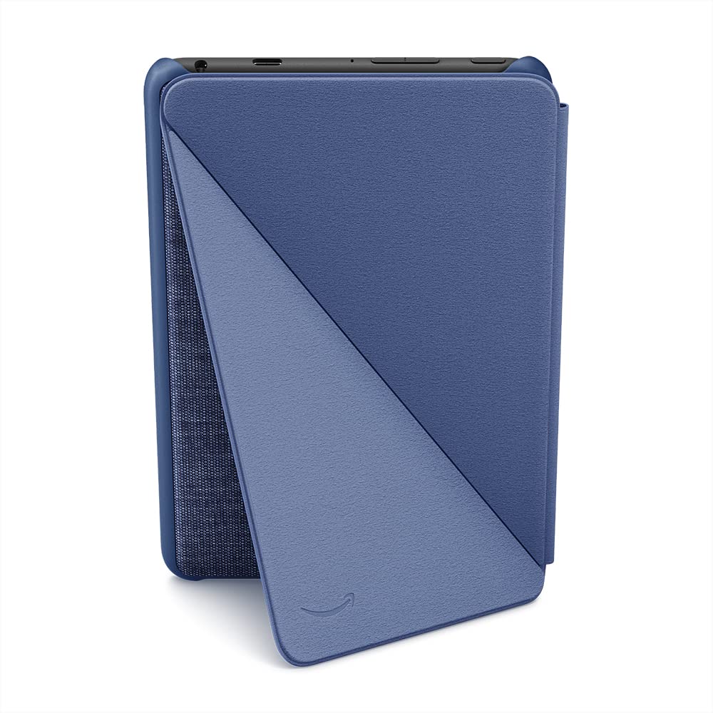 Fire 7 Tablet 16GB - Denim (Ad-Supported) with Amazon Standing Case & 2-Pack Screen Protector - Perfect for Reading, Streaming & Travel