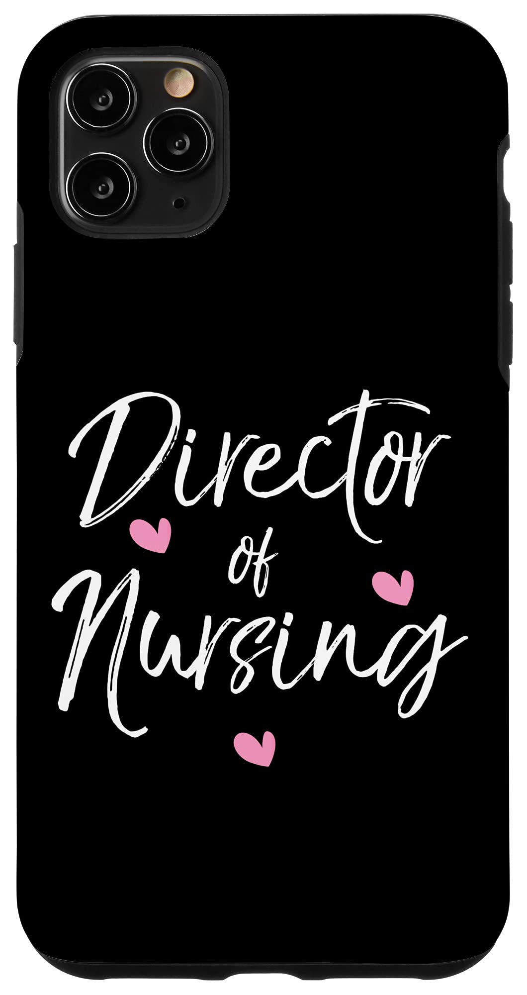 iPhone 11 Pro Max Case - Valentine's Day Pink Heart Design - Shockproof Protective Cover for Nurses & Healthcare Professionals - Perfect Gift for Valentine's Day, Birthday & Special Occasions