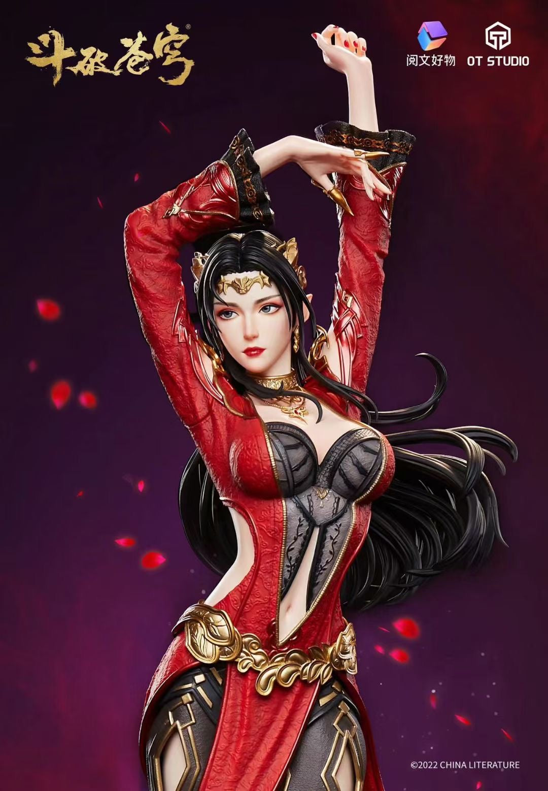 OT Studio Licensed Battle Through the Heavens Medusa Action Figure - Collectible Anime Character Model for Display & Cosplay | Perfect for Anime Fans, Gift Giving & Home Decor