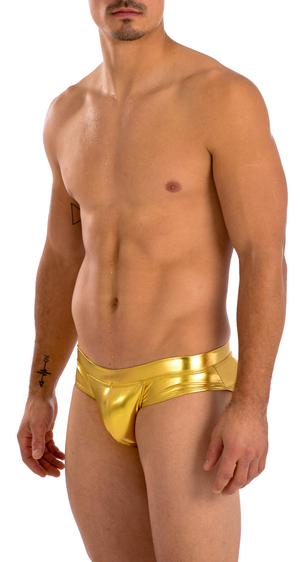 Gary Majdell Sport Men's Cheeky Brief Bikini Swimsuit - Quick Dry Swim Trunks for Beach, Pool & Gym Workouts | Comfortable Athletic Swimwear for Men