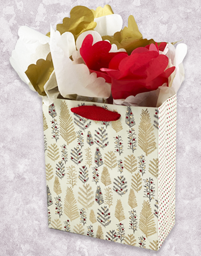 Golden Forest Gift Bags - Premium Quality Party Favor Bags for Weddings, Baby Showers & Birthday Celebrations | Elegant Decorative Gift Packaging for Special Occasions