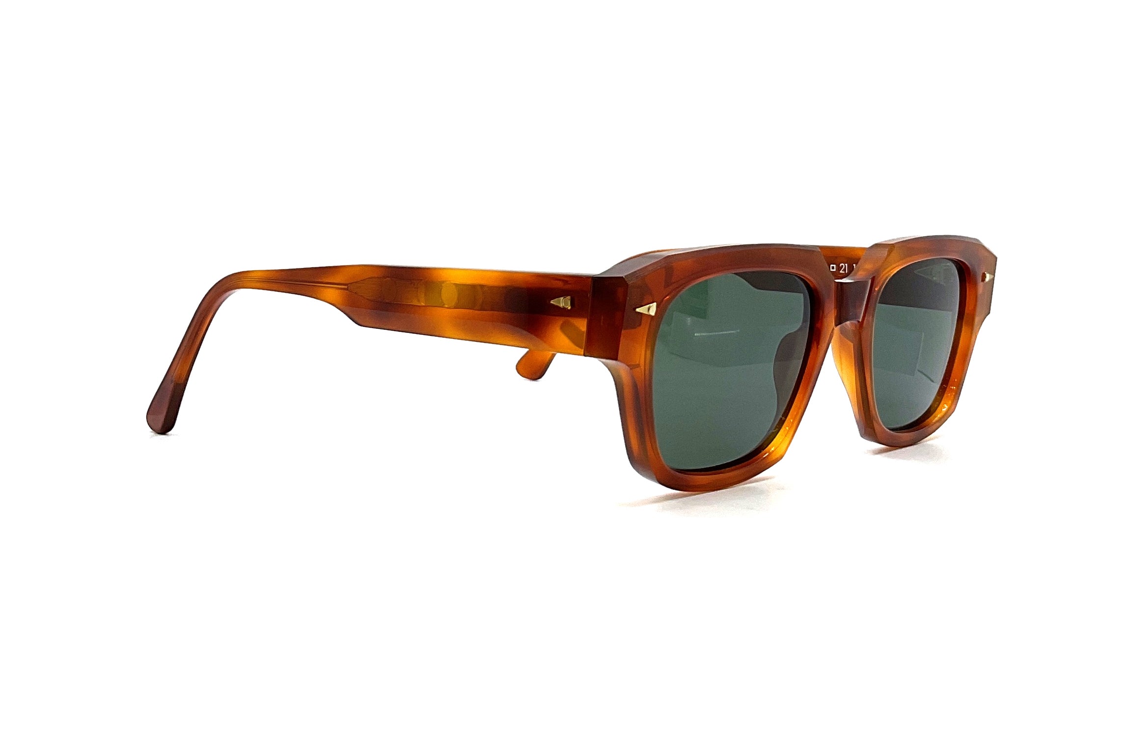 Ahlem Rivoli Sunglasses - Orange Tortoise Shell Frame - UV Protection & Polarized Lenses for Beach, Driving & Outdoor Activities