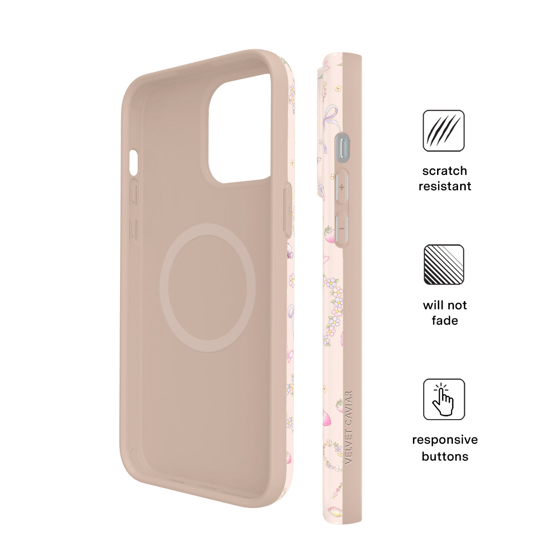 Cute Bunny & Bow iPhone Case - Adorable Animal Design Protective Cover for iPhone 13/12/11/XR/XS - Perfect Gift for Girls, Teens & Bunny Lovers (Home, School, Office Use)