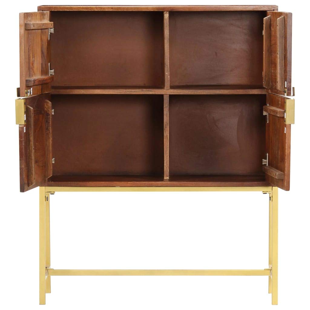 Modern Wooden Accent Cabinet with Doors - 31.5