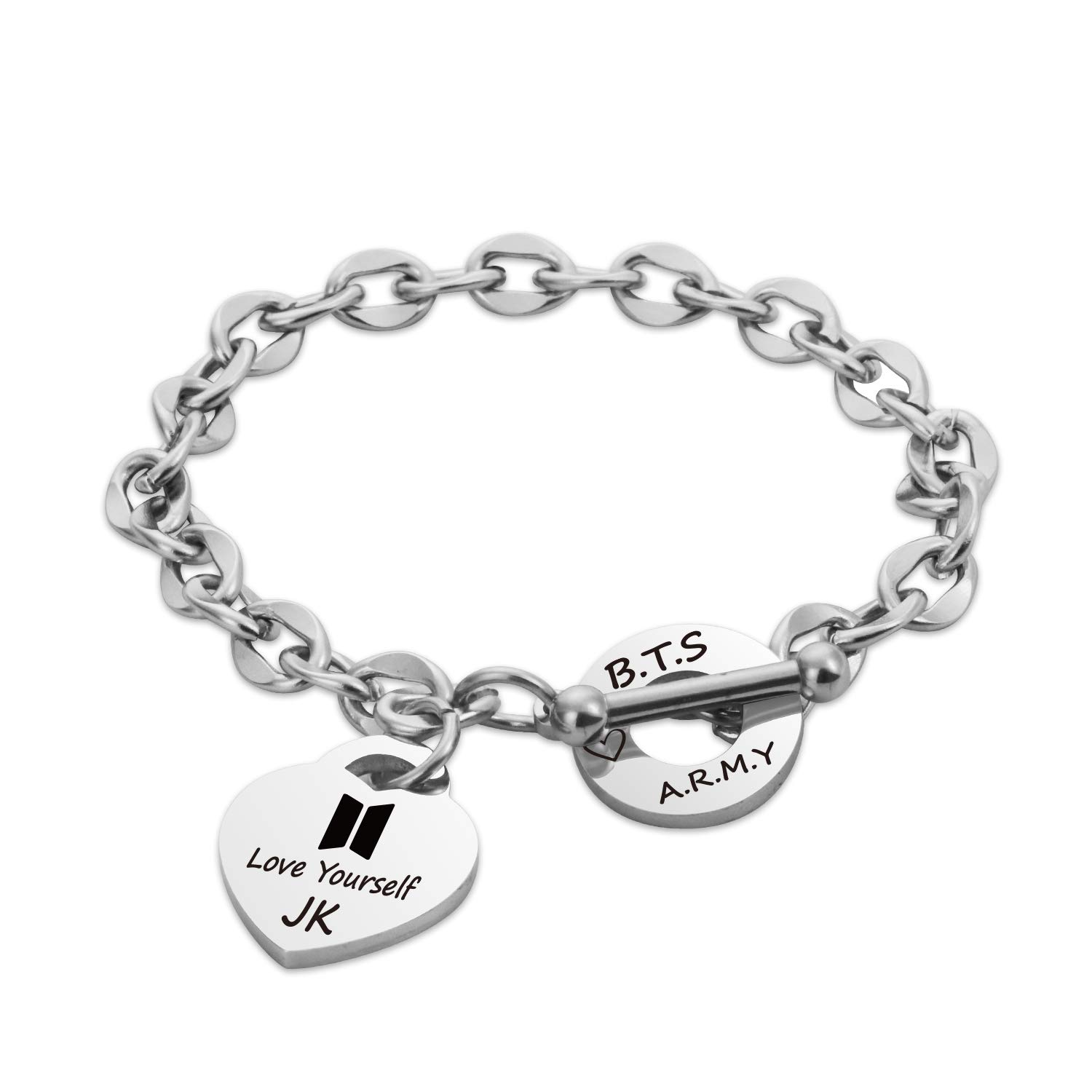 BTS Bangtan Boys Army Bracelet - Love Yourself Kpop Fan Gift for BTS Lovers | Perfect for Concerts, Birthdays, and Kpop Fan Events