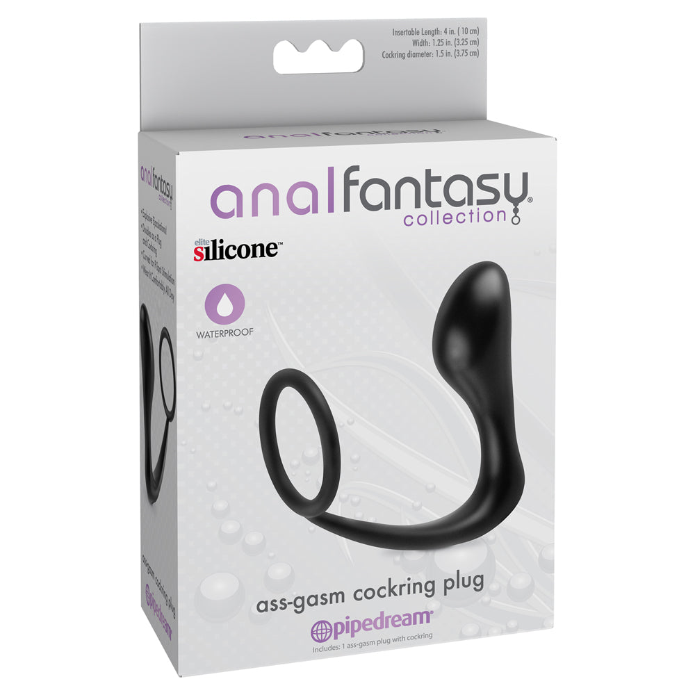 Anal Fantasy Collection - Pleasure Cock Ring & Butt Plug Set for Enhanced Sensation - Perfect for Couples Play & Solo Exploration