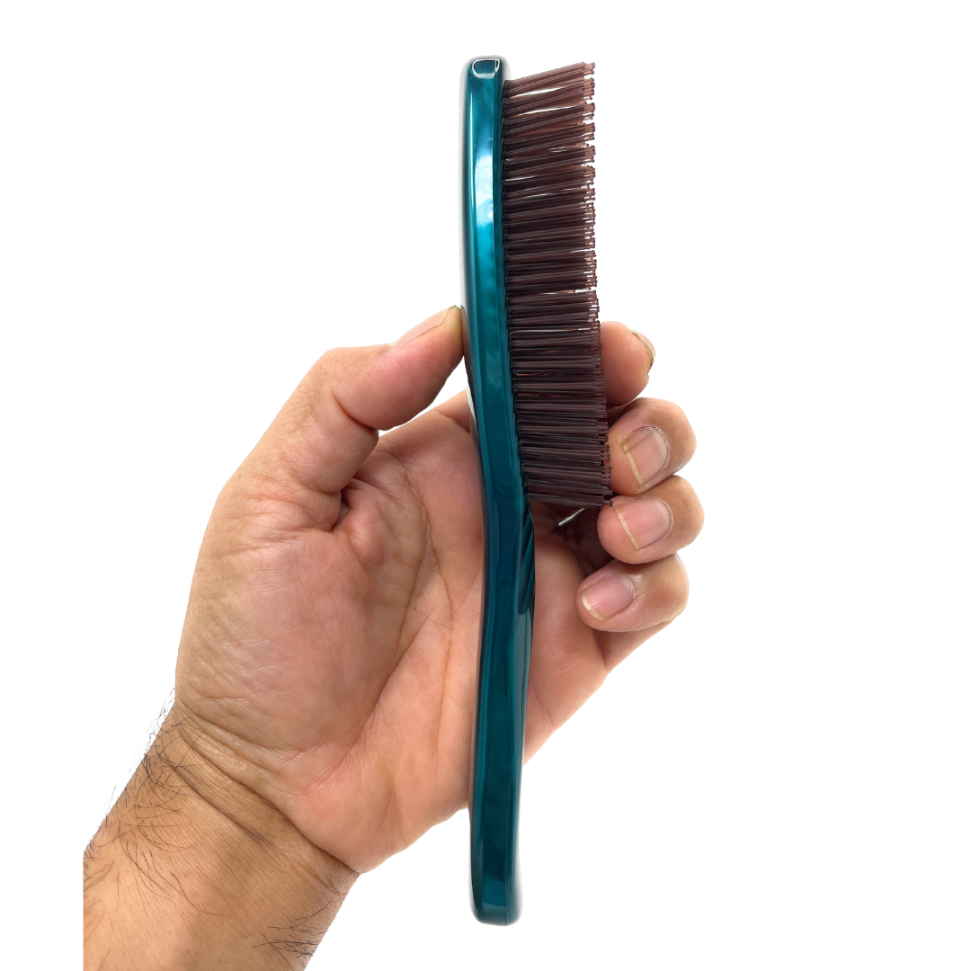 Philips Brush Light Touch 6 Gem Nylon Bristle Hair Brush - 9 Row Unisex Detangling Brush for Smooth & Shiny Hair | Perfect for Daily Styling, Salon Use & Travel