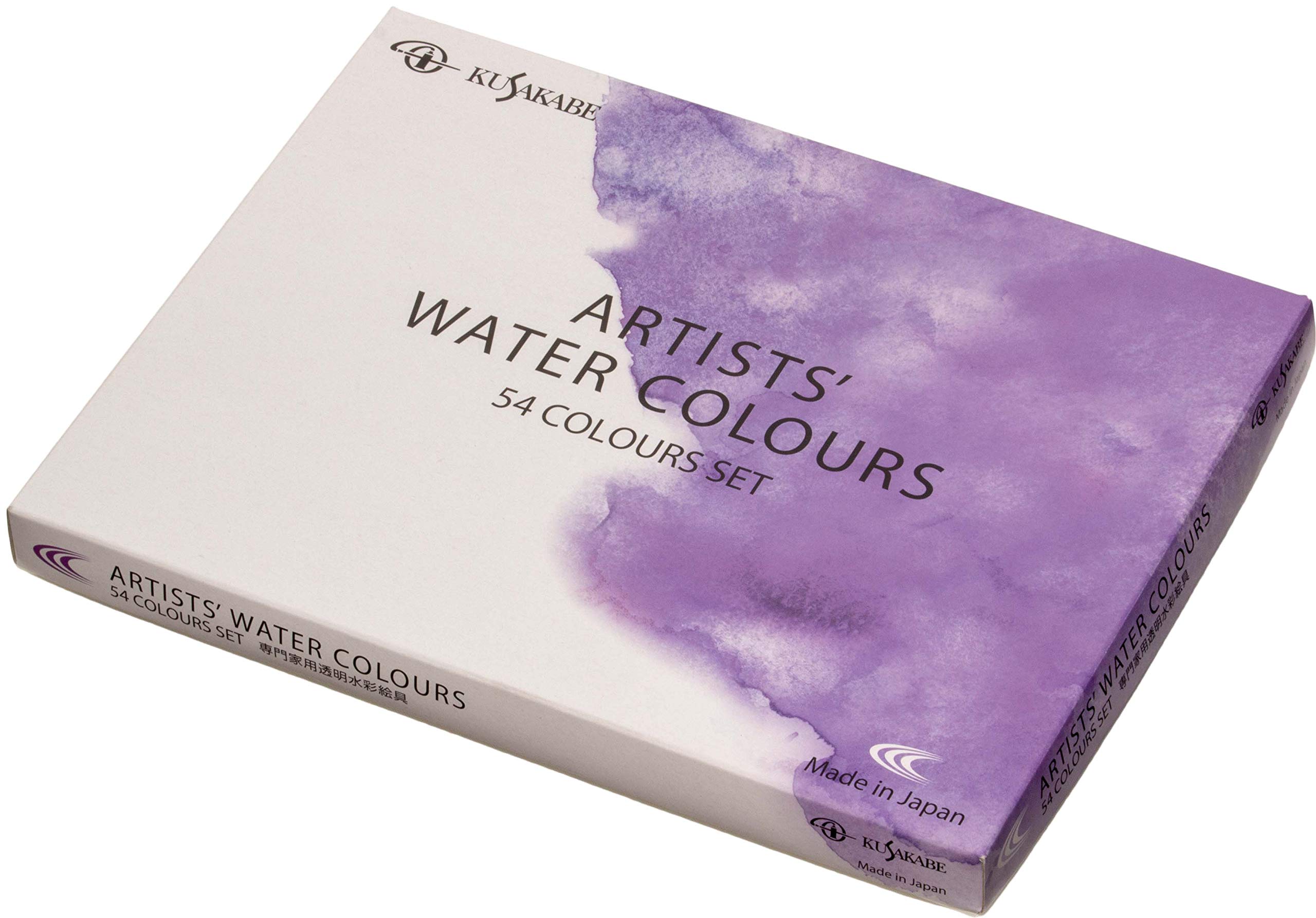 54 Color Transparent Watercolor Paint Set - 0.16 fl oz (5 ml) Tubes - Professional Artist Grade for Painting, Sketching & DIY Crafts - Perfect for Beginners & Advanced Artists