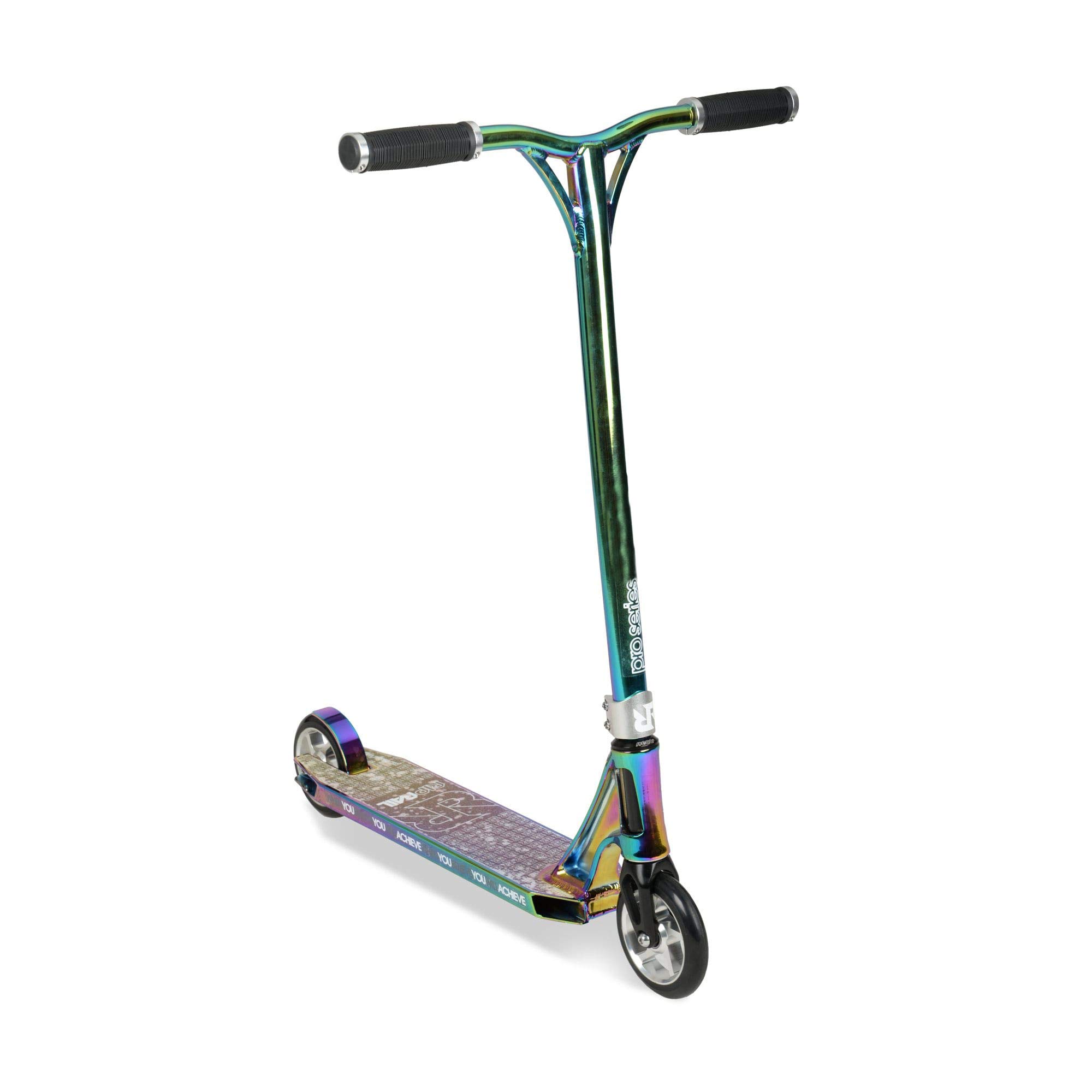 Pro Series 1 Performance Stunt Scooter - Lightweight Alloy Jet Fuel Deck with Cut-Out, ABEC-9 Bearings & Durable Alloy Wheels for Professional Tricks - Perfect for Skate Parks, Street Stunts & Extreme Scooter Riding