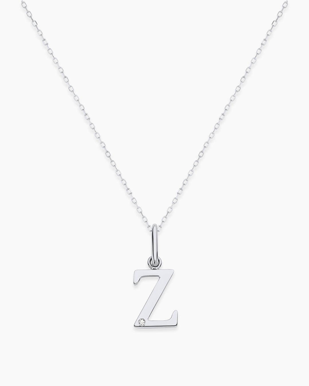 Vintage Diamond Alphabet Charm Necklace - Personalized Initial Pendant Jewelry for Women, Gift for Her, Birthday, Anniversary, Valentine's Day