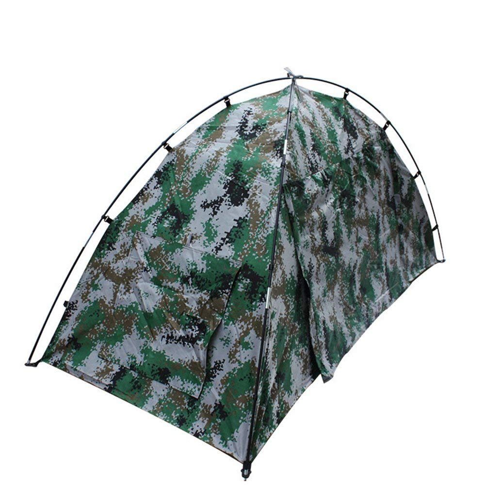 FMHCTB 1-Person 4-Season Backpacking Tent - Lightweight Instant Pop-Up Camping Tent for Hiking, Backpacking & Outdoor Adventures (Camouflage Design)