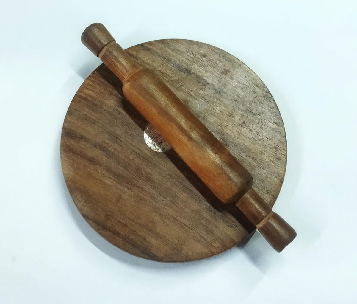 Best Wooden Roti Roller & Rolling Pin Board for Kids - Safe Chapati Maker for Toddlers 3+ Years - Perfect for Pretend Play & Learning to Cook