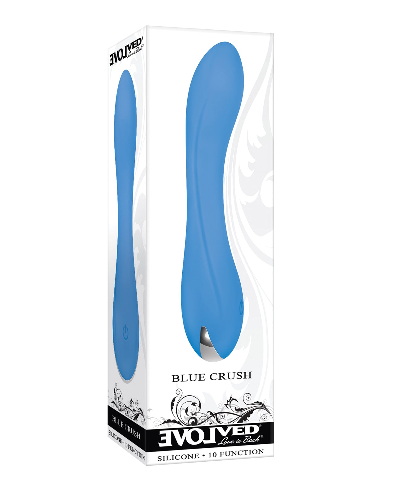 Blue Crush Rechargeable Silicone Vibrator - Waterproof Adult Toy for Women, Powerful G-Spot & Clitoral Stimulation - Perfect for Couples Play, Solo Pleasure & Romantic Nights