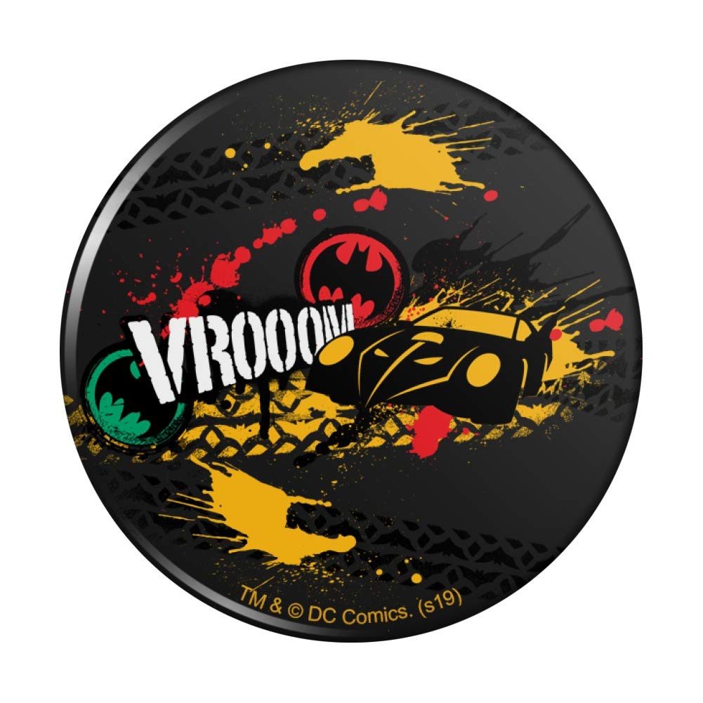 Batman Batmobile VROOOM Refrigerator Magnet - Cool Superhero Fridge Decor for DC Comics Fans, Kitchen & Office Accessories, Perfect Gift for Batman Lovers