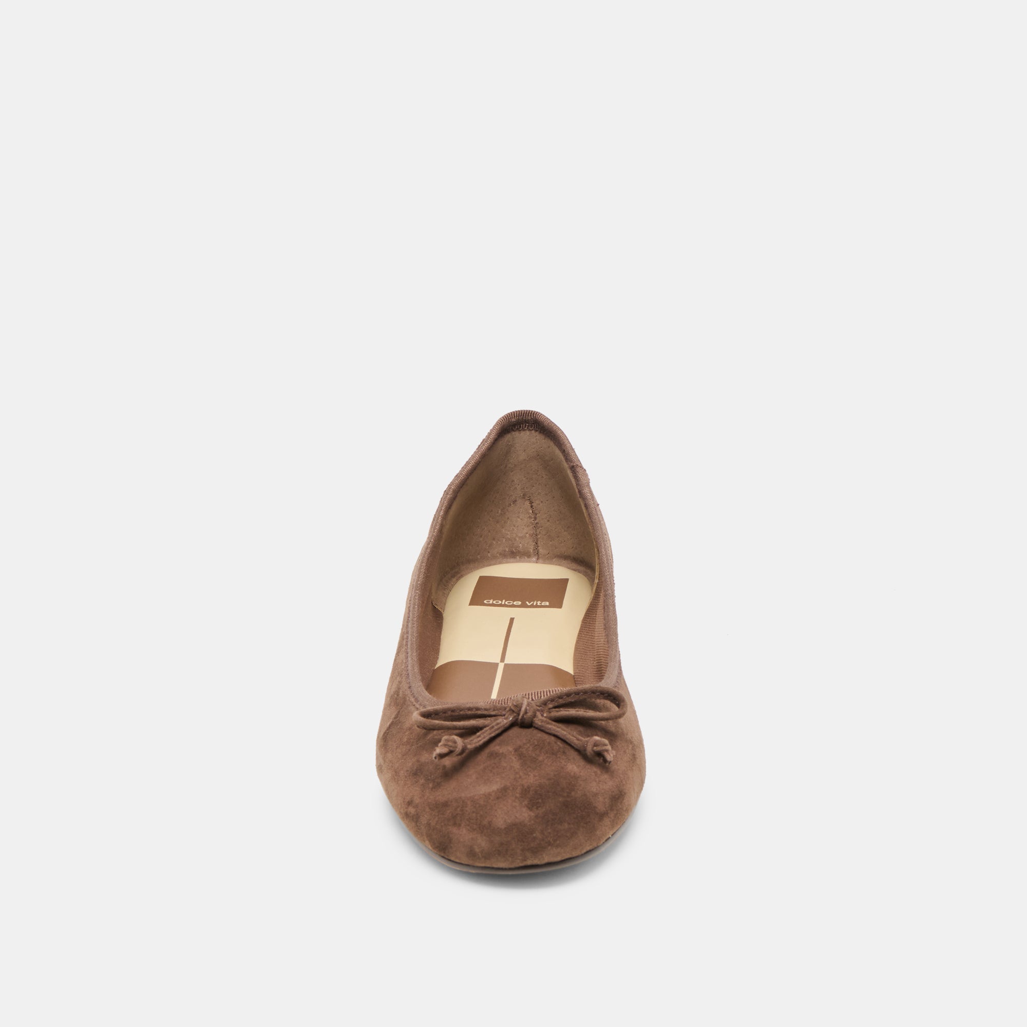RITLA Women's Ballet Flats - DK Brown Suede Comfortable Slip-On Shoes for Casual Wear, Office & Travel