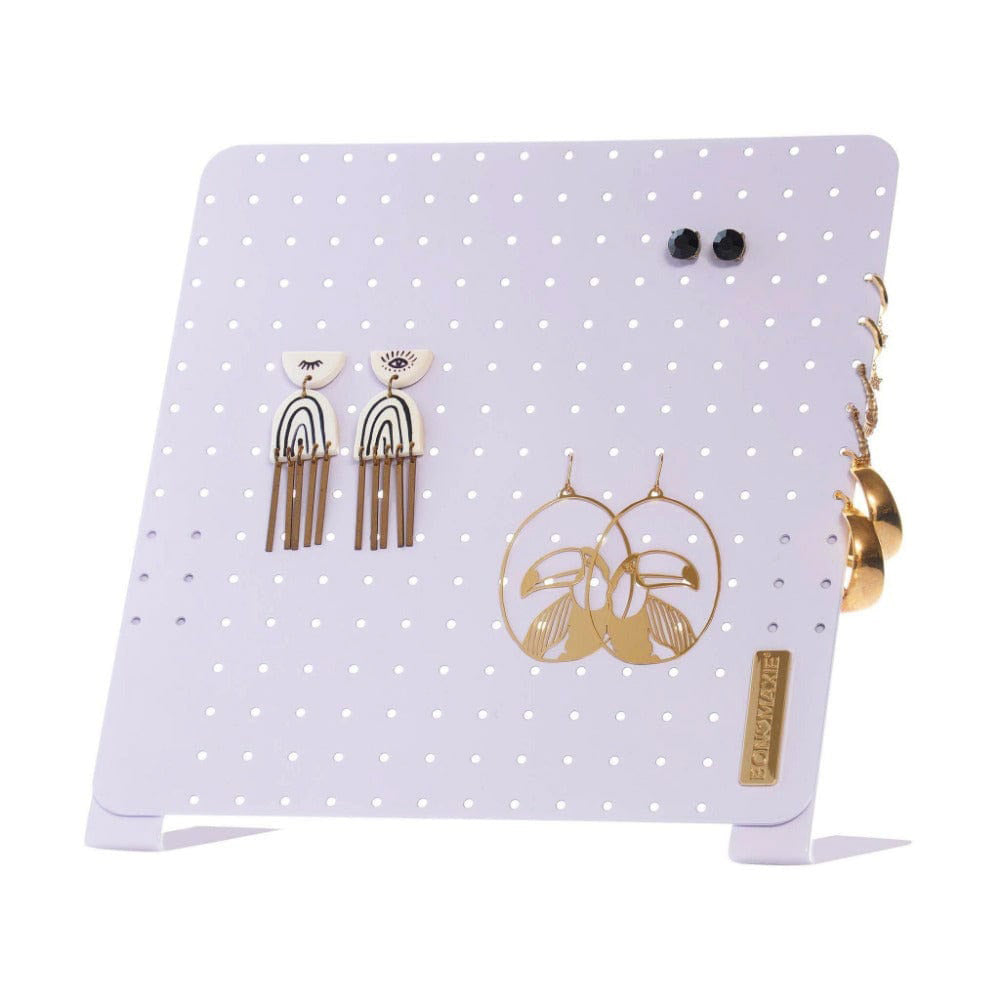 Lilac Classic Earring Holder Organizer - Holds Up to 120 Pairs of Earrings | Perfect for Jewelry Display, Travel & Bedroom Storage