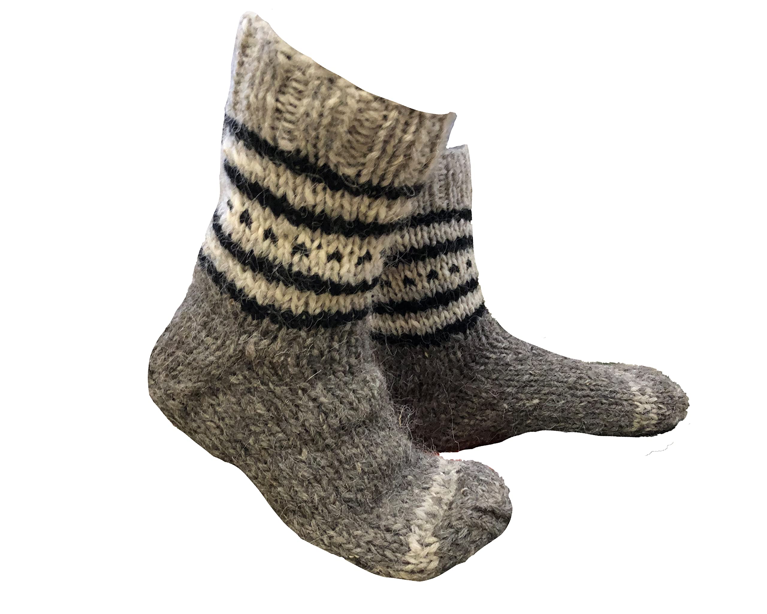 Warm Wool Socks for Women & Men - Thick Winter Bed Socks (Made in Ukraine) - Perfect for Cold Weather & Home Comfort