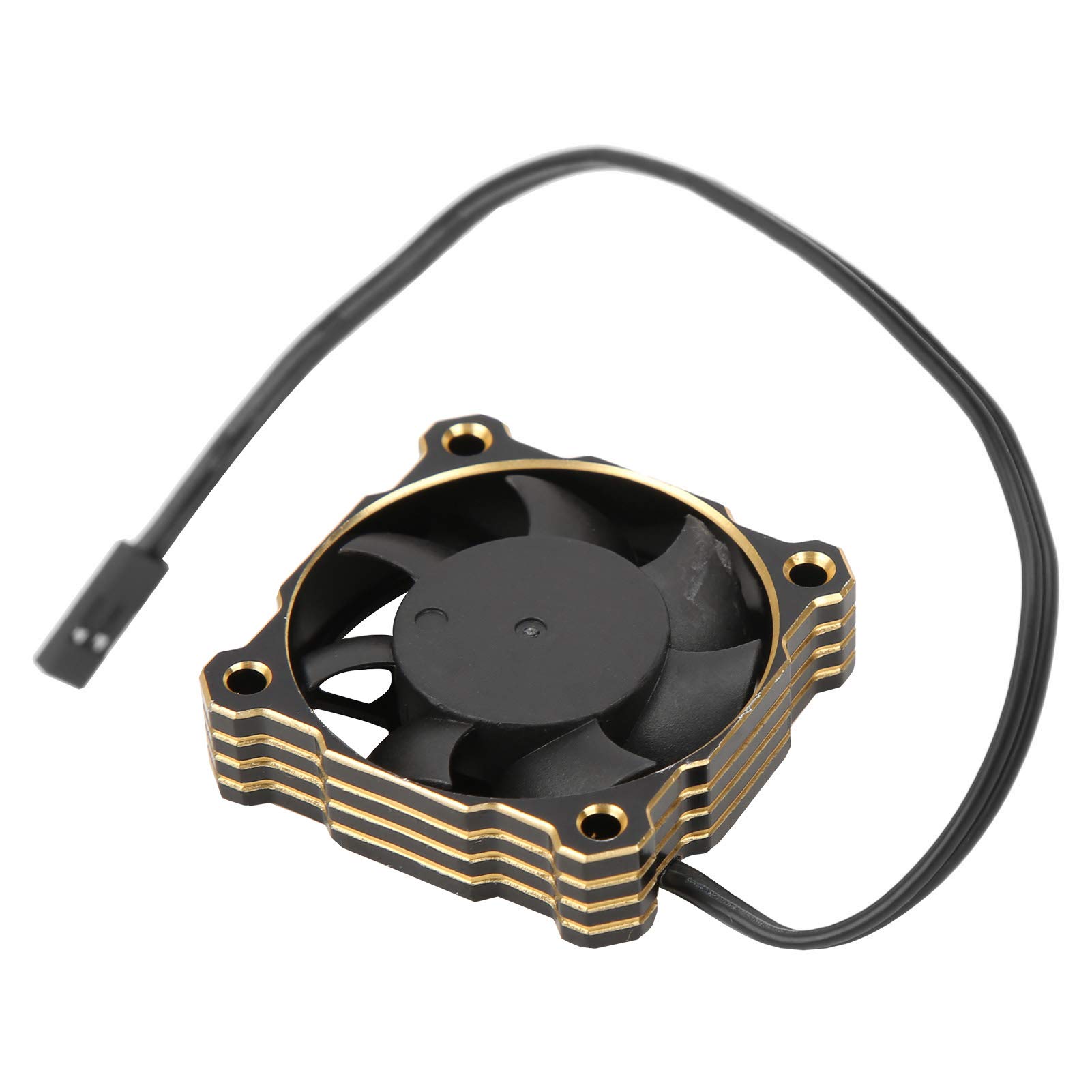 Shanrya ESC Motor Cooling Fan for RC Cars - Aluminum & Plastic Cooling System - Compatible with 1/10 1/8 1/12 Scale RC Models - Professional ESC Engine Repair & Replacement Part - Perfect for RC Racing, Off-Road Bashing & DIY Maintenance