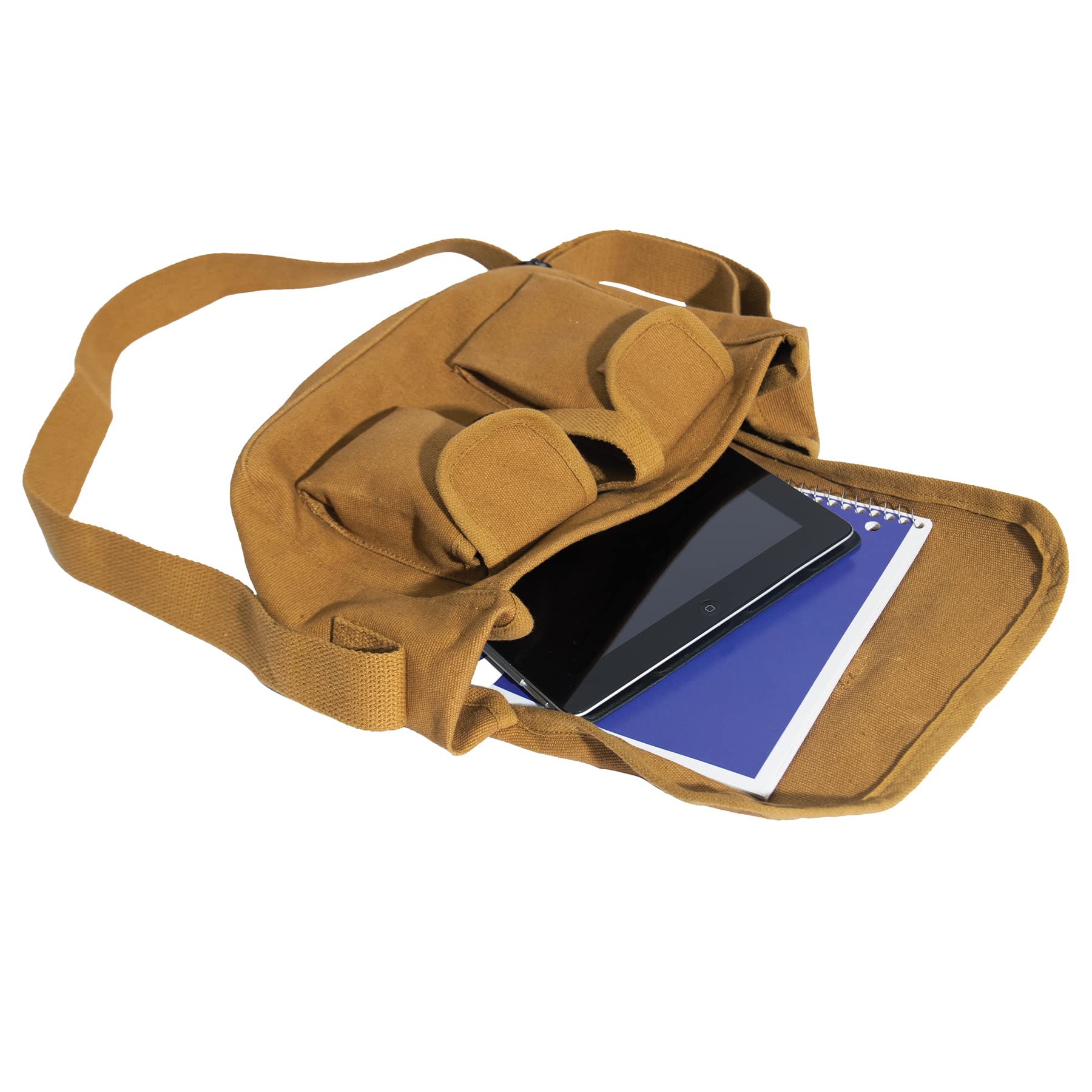 Rothco Durable Canvas Ammo Crossbody Shoulder Bag - Military Style Tactical EDC Pouch for Hunting, Hiking & Outdoor Adventures