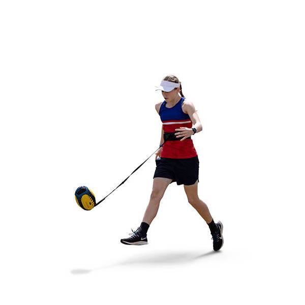 HART Solo Football Trainer - Portable Soccer Training Equipment for Solo Practice, Dribbling & Shooting Drills - Perfect for Backyard, Park & Field Training