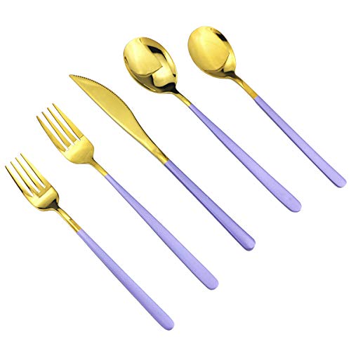 Purple Handle Gold
