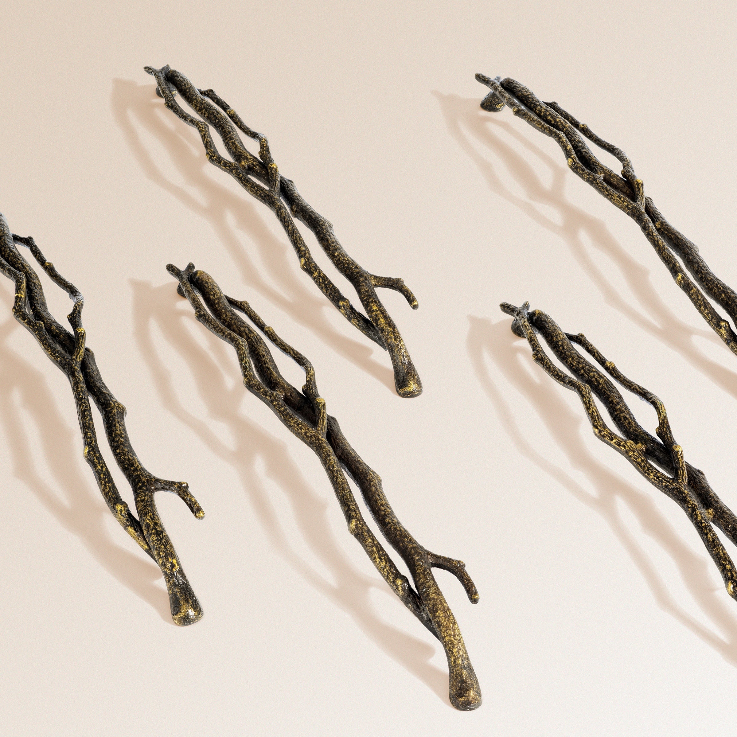 Twig Hardware Pull - Vintage Style Cabinet Drawer Handles - Perfect for Kitchen, Bathroom & Furniture Upgrades