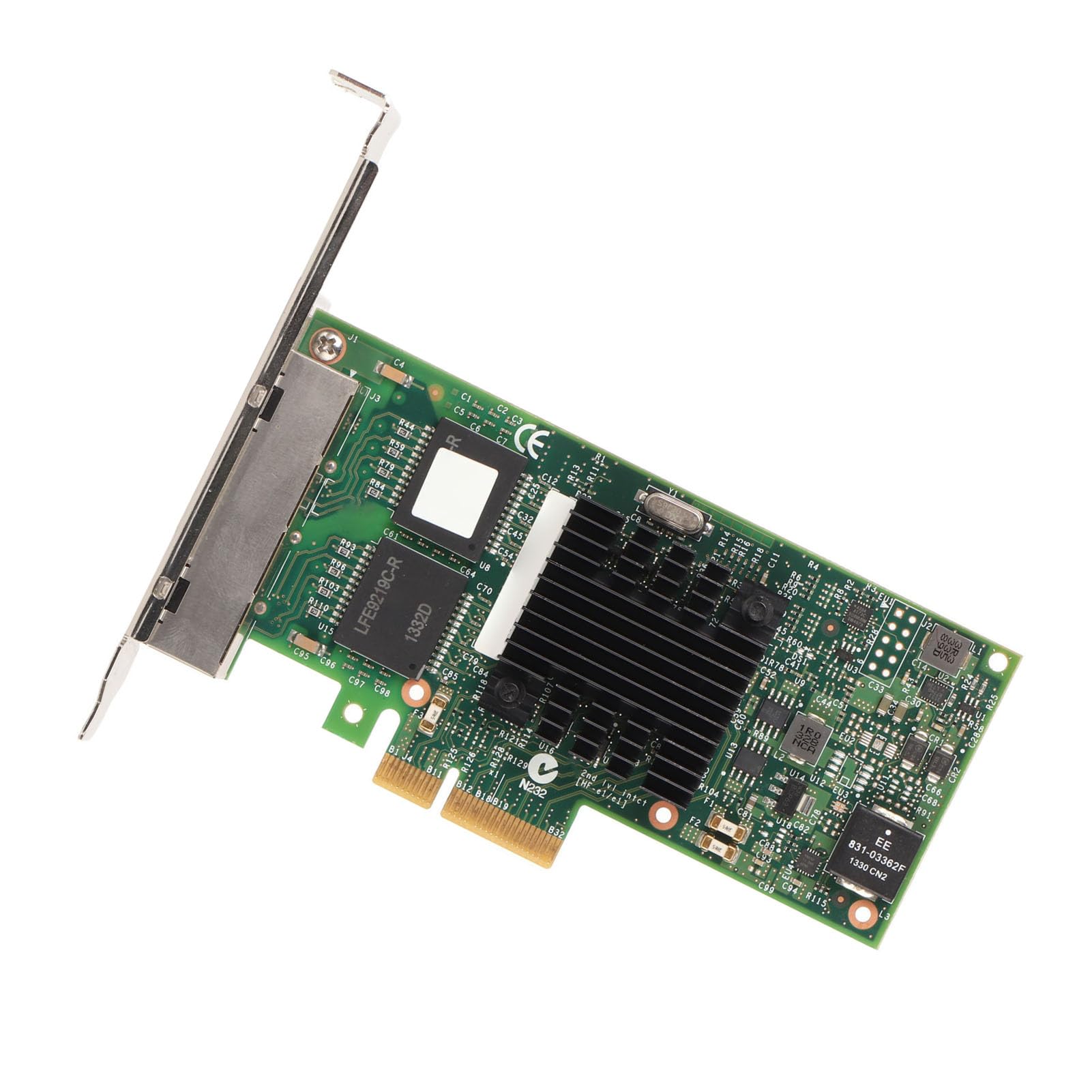 Gigabit PCIe Network Card 1Gb 1000Mbps RJ45 Ethernet Adapter - High Speed NIC I35 for Desktop PC, Gaming & Home Office Networking (Supports SFP & 10/100/1000Mbps) - Perfect for Online Gaming, Video Streaming & Large File Transfers