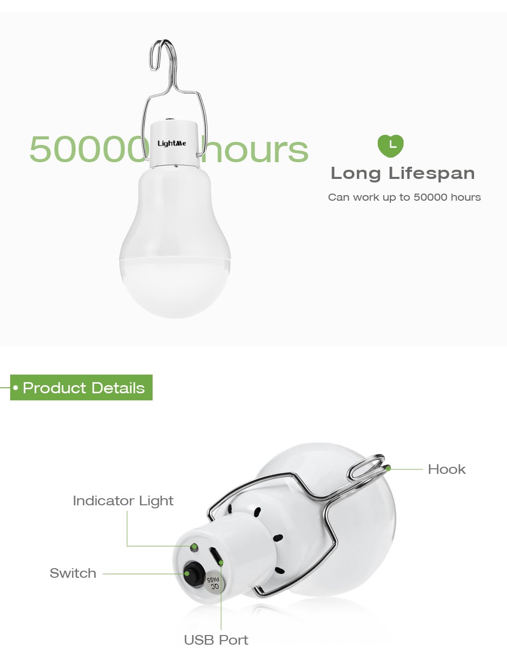 Solar Powered LED Lantern - 130LM Rechargeable Portable Light with 1200mAh Battery for Indoor/Outdoor Use - Perfect for Camping, Hiking, Emergency, Reading & Night Work - Home, Shed, Barn & Tent Lighting Solution