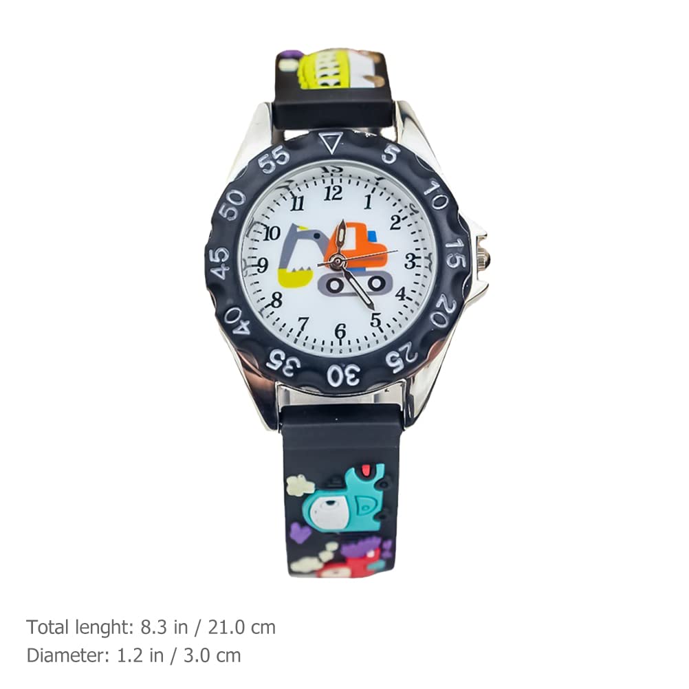 Kids Smart Watch - Cartoon Silicone Digger Watch for Boys & Girls | Playtime & School