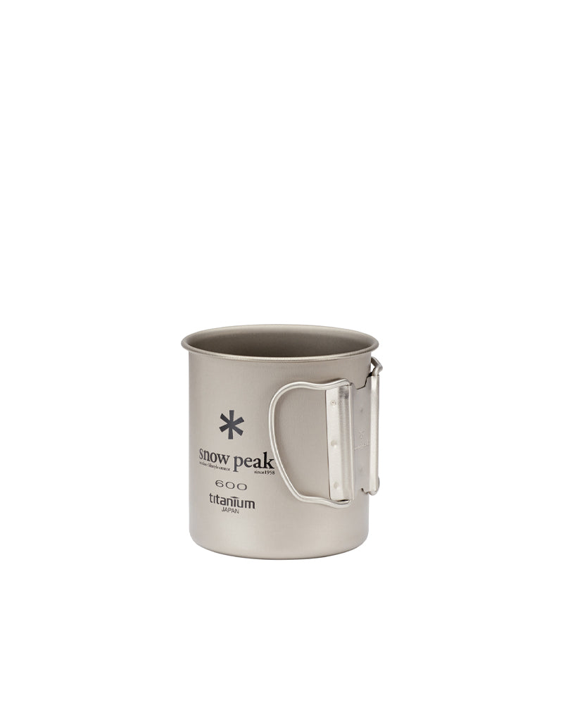 Ti Single 600 Cup - Premium Titanium Camping Mug for Outdoor Adventures, Hiking & Travel | Lightweight & Durable