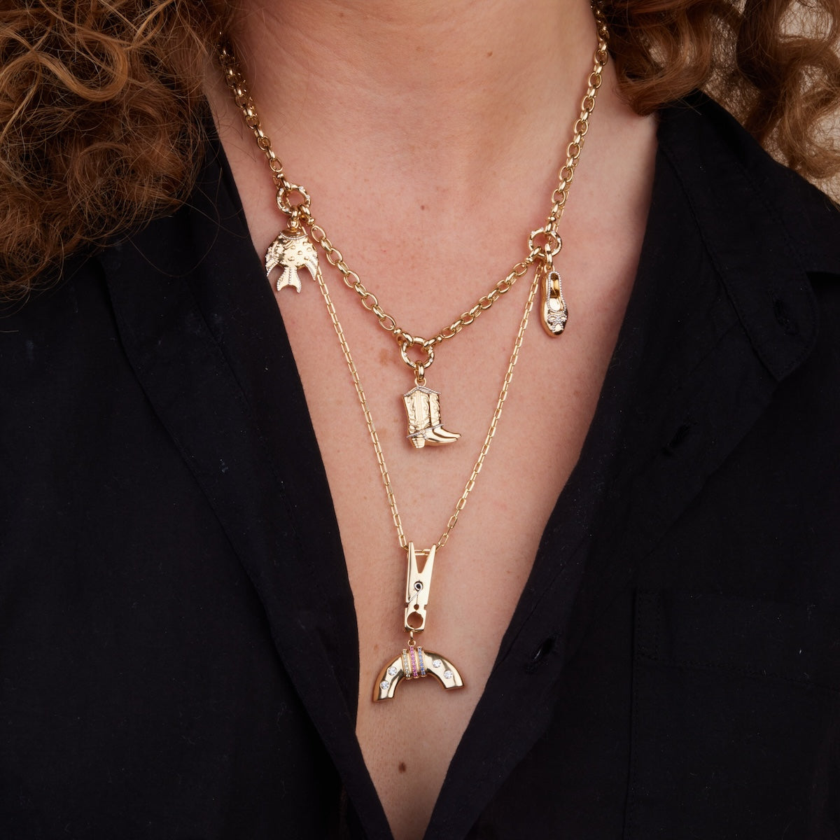 Petite Aria Trio Necklace - Dainty Layered Gold Necklace for Women - Perfect for Everyday Wear, Date Nights & Gifts