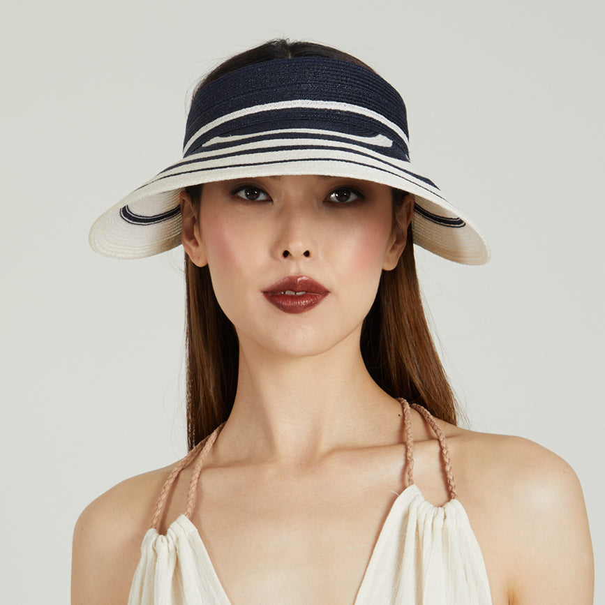 Trixie Hemp Packable Sun Visor Hat - Adjustable UV Protection for Women & Men - Perfect for Beach, Hiking, Golf & Outdoor Activities